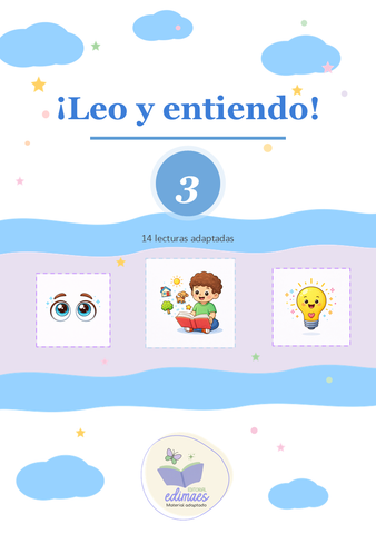 ¡Leo y entiendo! 3 | Adaptado NEAE | Editorial Edimaes | Formato físico y digital