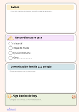 Agenda de Comunicación Hogar-Escuela · Entre Dos Mundos | Adaptada NEAE | Editorial Edimaes