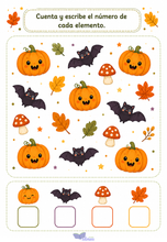 Actividades de Otoño y Halloween 3-6 años | PDF descargable