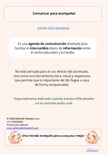 Agenda de Comunicación Hogar-Escuela · Entre Dos Mundos | Adaptada NEAE | Editorial Edimaes