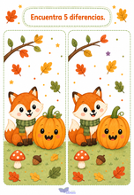 Actividades de Otoño y Halloween 3-6 años | PDF descargable